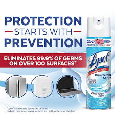 Lysol -- 19 oz. Crisp Linen Disinfectant Spray (2-Count)