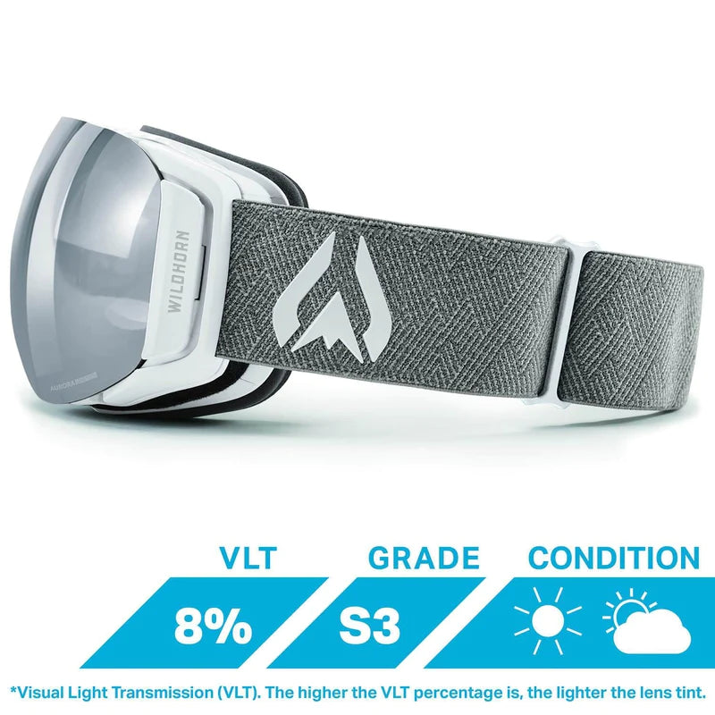 WILDHORN ROCA SNOW GOGGLES -ARCTIC WHITE SLIVER