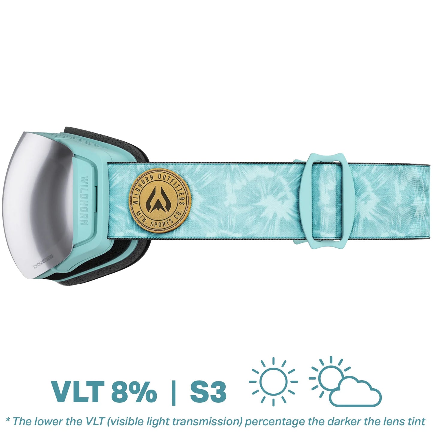 WILDHORN ROCA WOMEN'S SNOW GOGGLE -FROST SILVER TIE-DYE
