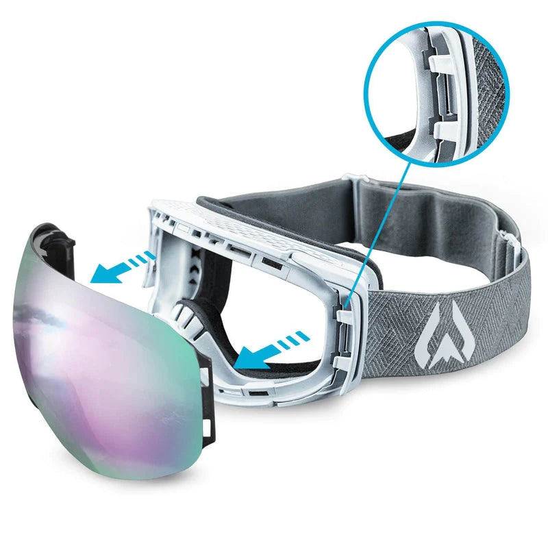 WILDHORN ROCA JUNIOR SNOW GOGGLES -ARCTIC WHITE SAPPHIRE