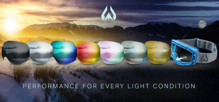 WILDHORN ROCA SNOW GOGGLES -MIDNIGHT BLUE BLAZE