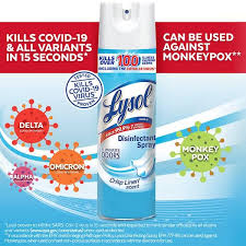 Lysol -- 19 oz. Crisp Linen Disinfectant Spray (2-Count)