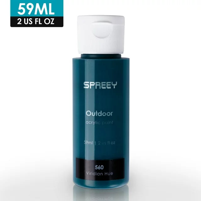 SPREEY 壓克力顏料組 18 色大號 18×59 毫升(2 盎司)適用於顏料用品、繪畫帆布木布、美甲、禮品、豐富顏料不褪色、無毒顏料適合成人兒童藝術家初學者