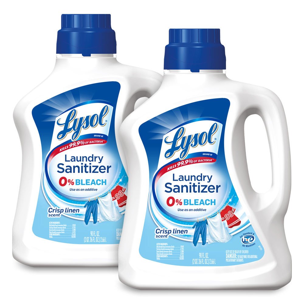 Lysol -- 90 oz. Crisp Linen Liquid Laundry Sanitizer (2-Pack)