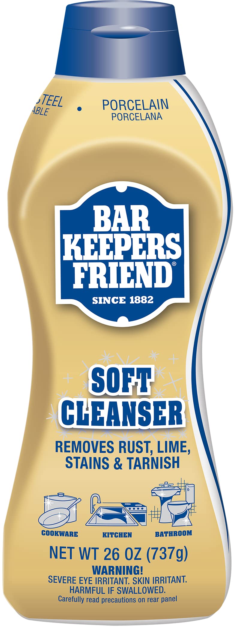 Bar Keepers Friend--26 OZ-Ounce Soft All-Purpose Cleaner, 2 Pack