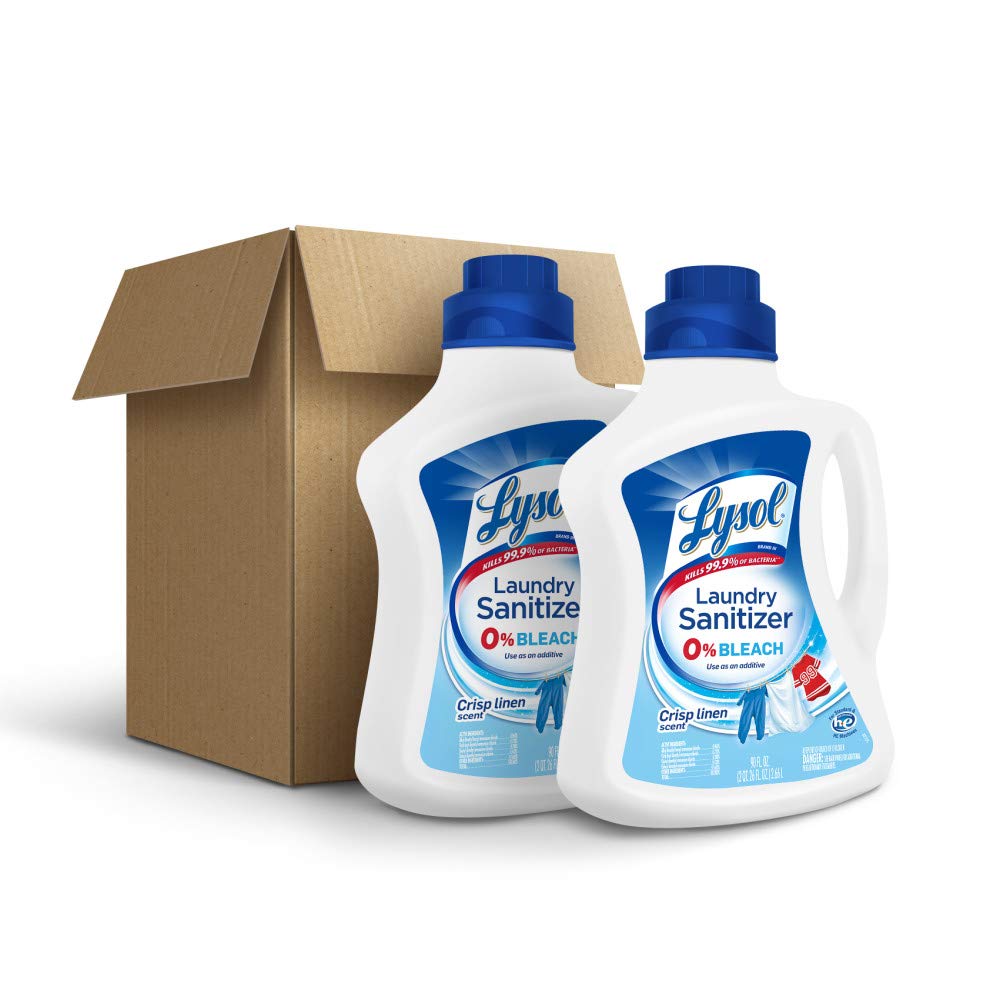 Lysol -- 90 oz. Crisp Linen Liquid Laundry Sanitizer (2-Pack)