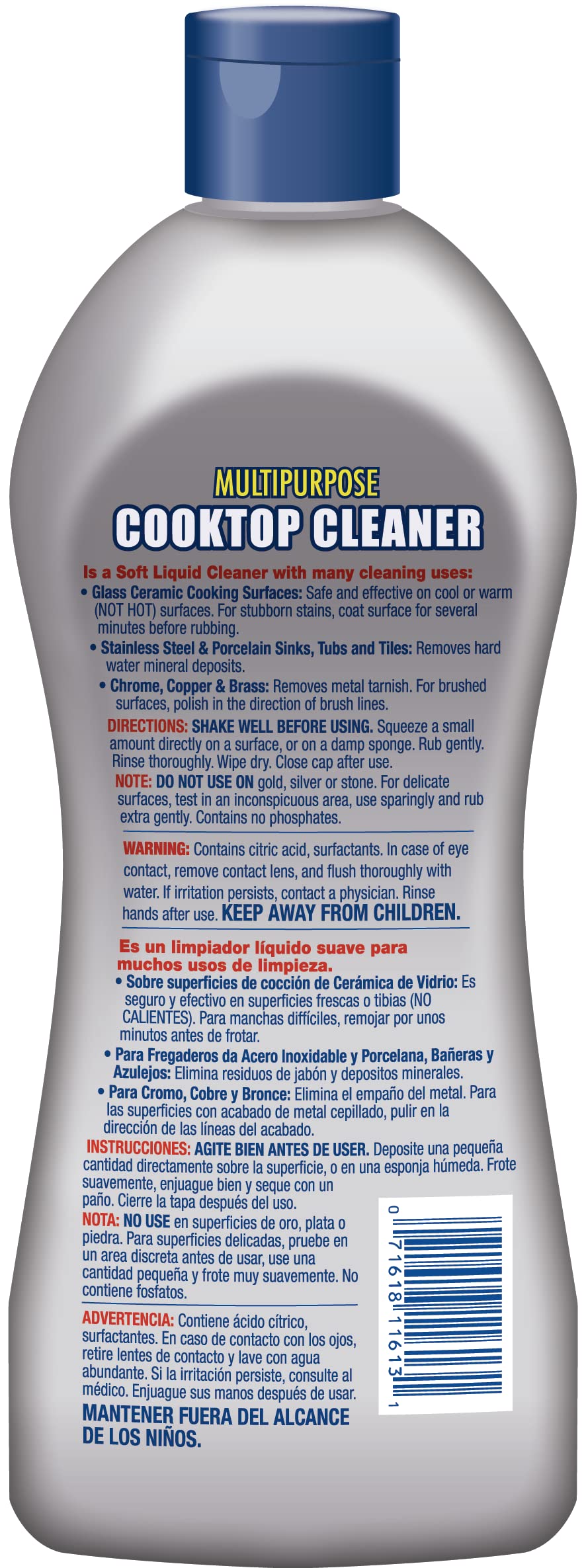 Bar Keepers Friend-13 oz. Cooktop Cleaner, 2 Pack