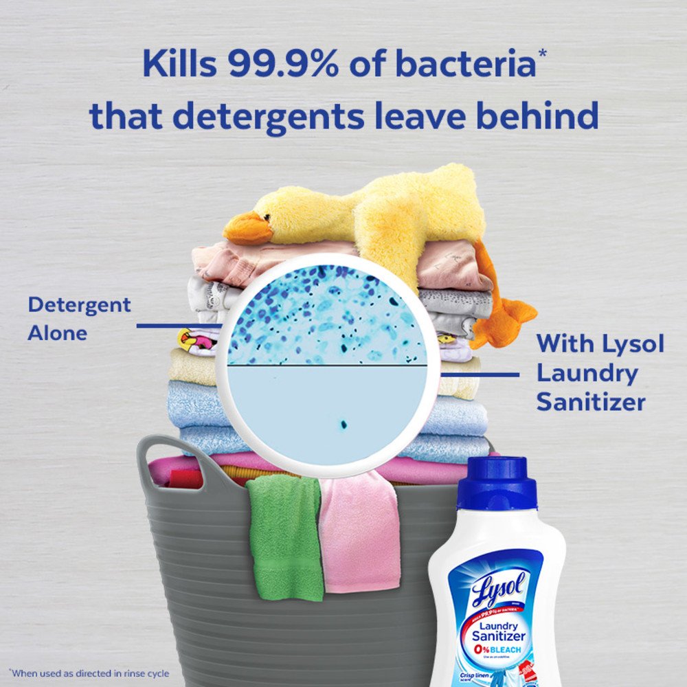 Lysol -- 90 oz. Crisp Linen Liquid Laundry Sanitizer (2-Pack)