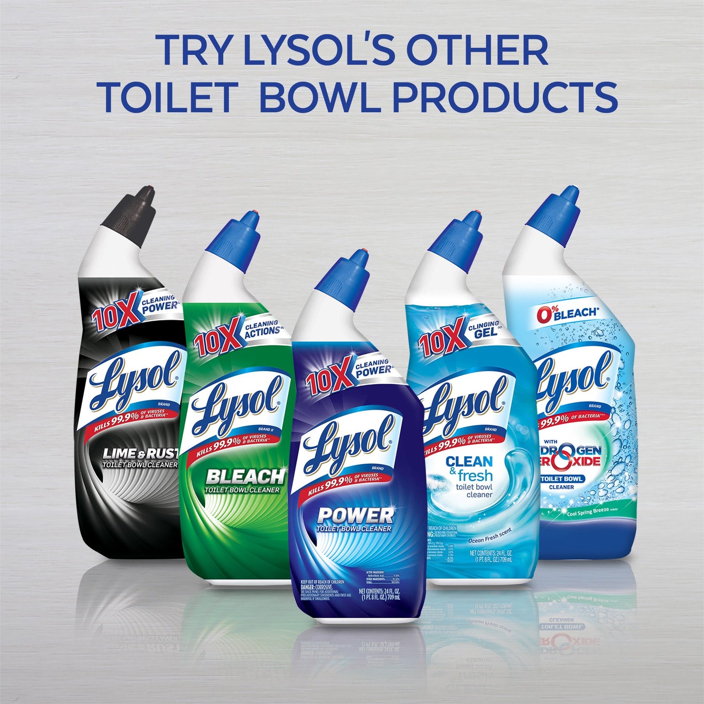 Lysol -- 24 oz. Clean and Fresh Country Toilet Bowl Cleaner (2-Pack)