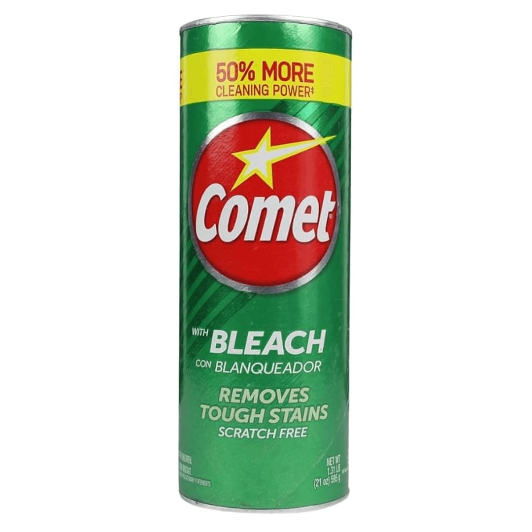 Comet 21 oz. All Purpose Abrasive Powder Cleaner with Bleach, Lemon (2-Pack)