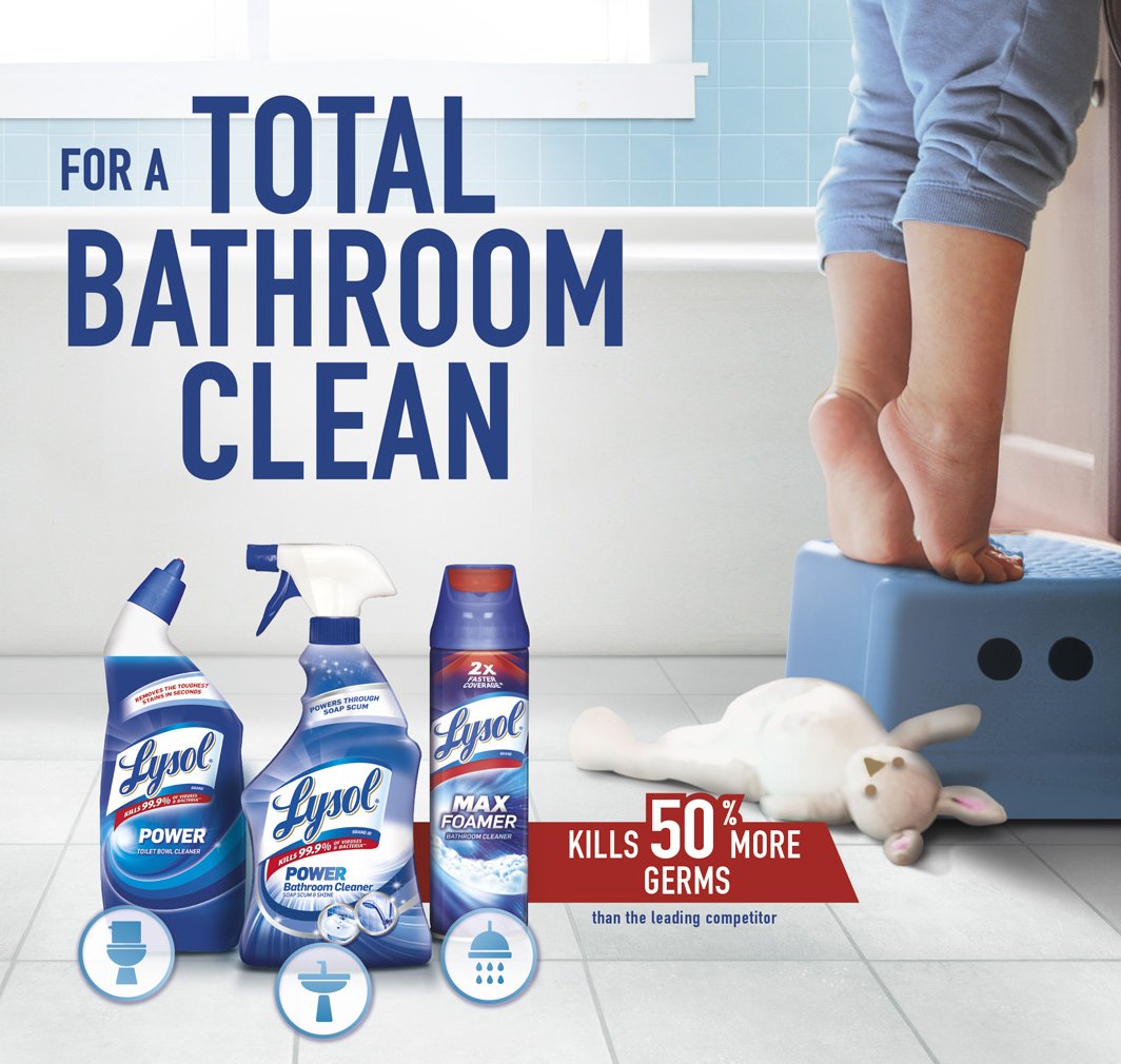 Lysol -- 24 oz. Clean and Fresh Country Toilet Bowl Cleaner (2-Pack)