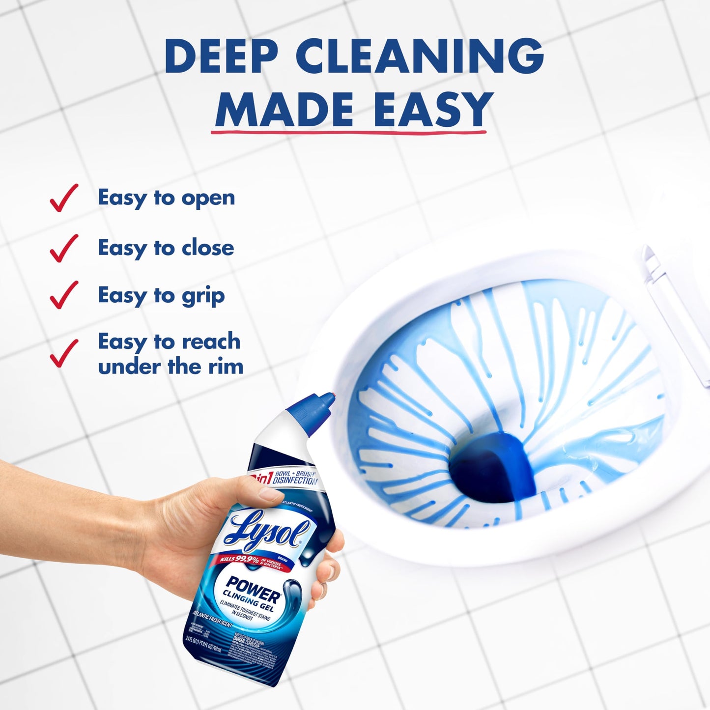 Lysol -- 24 oz. Power Toilet Bowl Cleaner (2-Count)