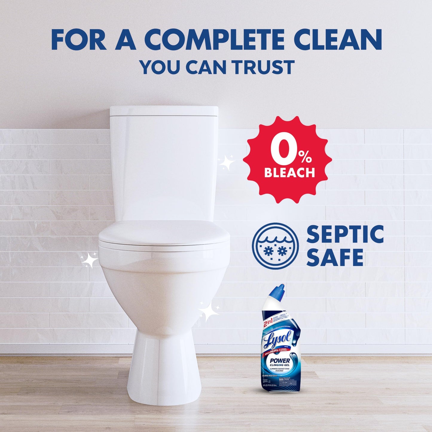 Lysol -- 24 oz. Power Toilet Bowl Cleaner (2-Count)