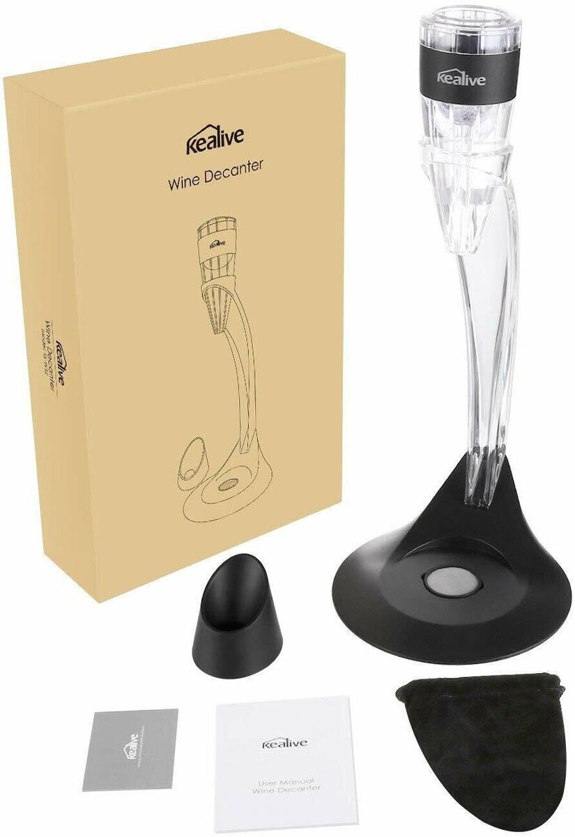 Kealive Wine Aerator Tower Set, Decanter , Suitable for Red and White Wine