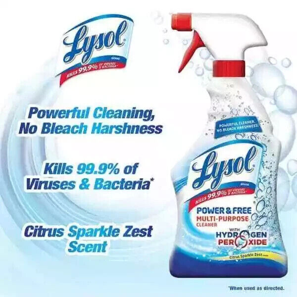 Lysol -32 oz. Citrus Hydrogen Peroxide Power and Free Multi-Cleaner
