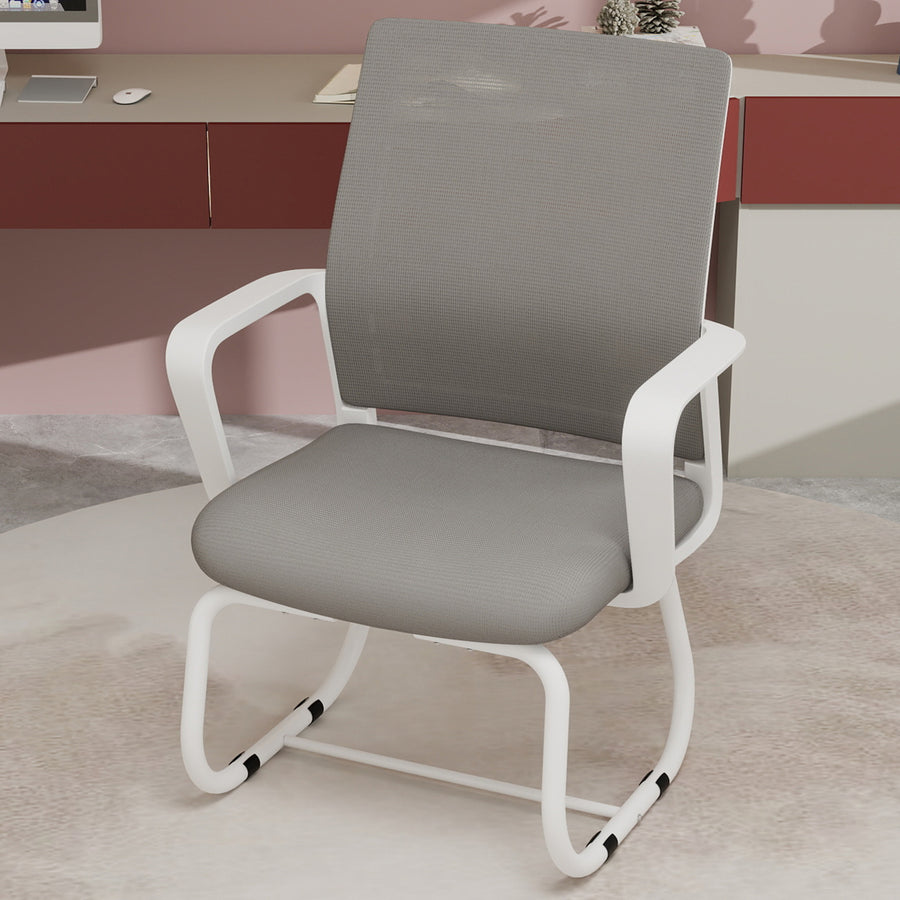 Minimalist Modern Office Chair – Metal Frame, Soft & Comfortable, Home & Office Use, Multiple Colors Available