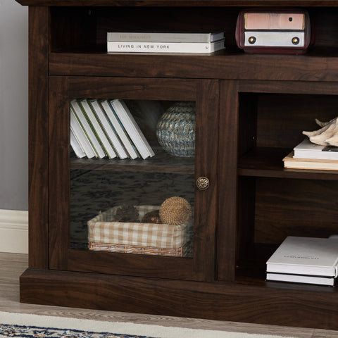 Farmhouse TV Stand for TVs Up to 65", Brown, view 8