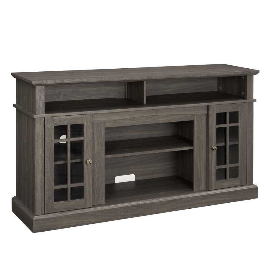 Classic TV Stand for TVs Up to 65", Dark Walnut and Black, view 13