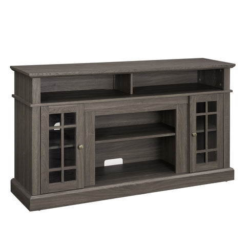 Classic TV Stand for TVs Up to 65", Dark Walnut and Black, view 13