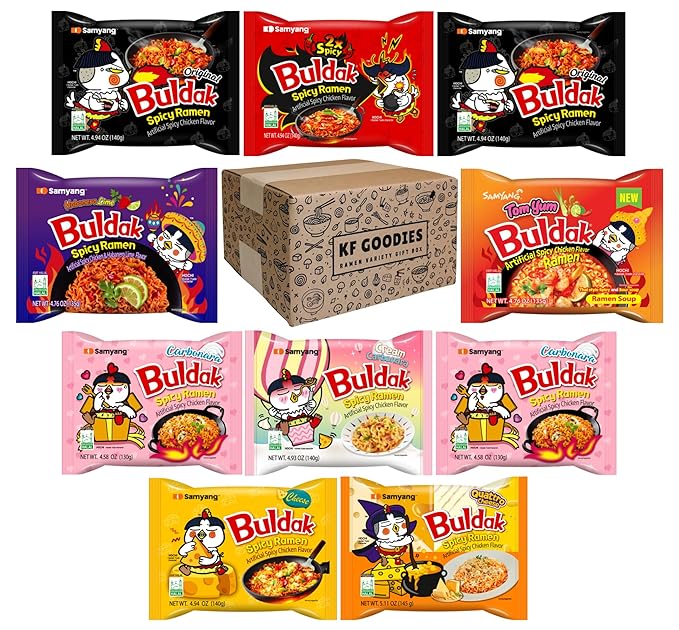 KF GOODIES 韩式拉面什锦礼盒装（10包） 