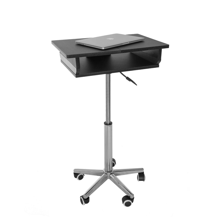 Techni Mobili Graphite Folding Laptop Cart — alternate view 8