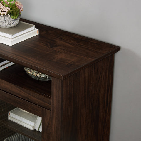 Farmhouse TV Stand for TVs Up to 65", Brown, view 10