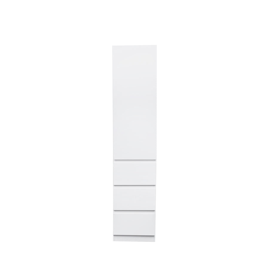71" Tall Kitchen Pantry Cabinet with Doors, White, view 10