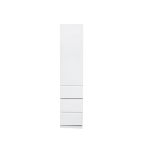 71" Tall Kitchen Pantry Cabinet with Doors, White, view 10