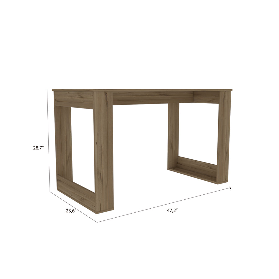 47" Smokey Oak Computer Desk with Shelf - product image 7