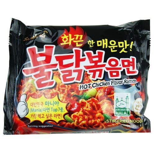 Samyang Hot chicken stir fried ramen noodle (Pack of 1)