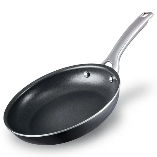 HITECLIFE Nonstick Frying Pan, Induction Cooking Pan, Dishwasher & Oven Safe, 9.5 inch,24cm Black