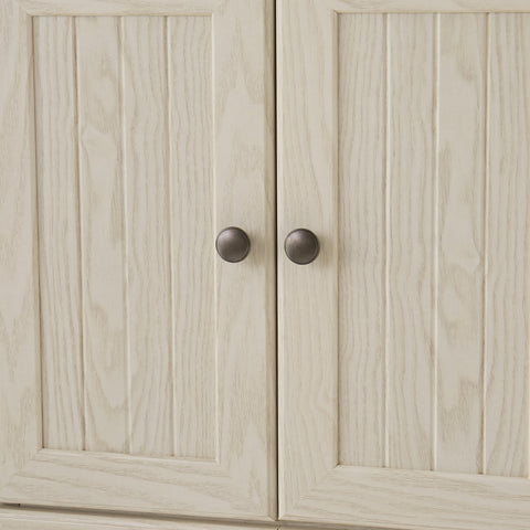 72" Corner Pantry Cabinet with 8 Doors and 4 Shelves, White, view 15