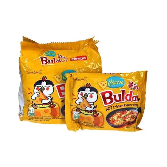Samyang Quattro Cheese Flavor Buldak Ramen Pack of 5
