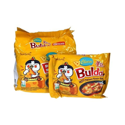 Samyang Quattro Cheese Flavor Buldak Ramen Pack of 5