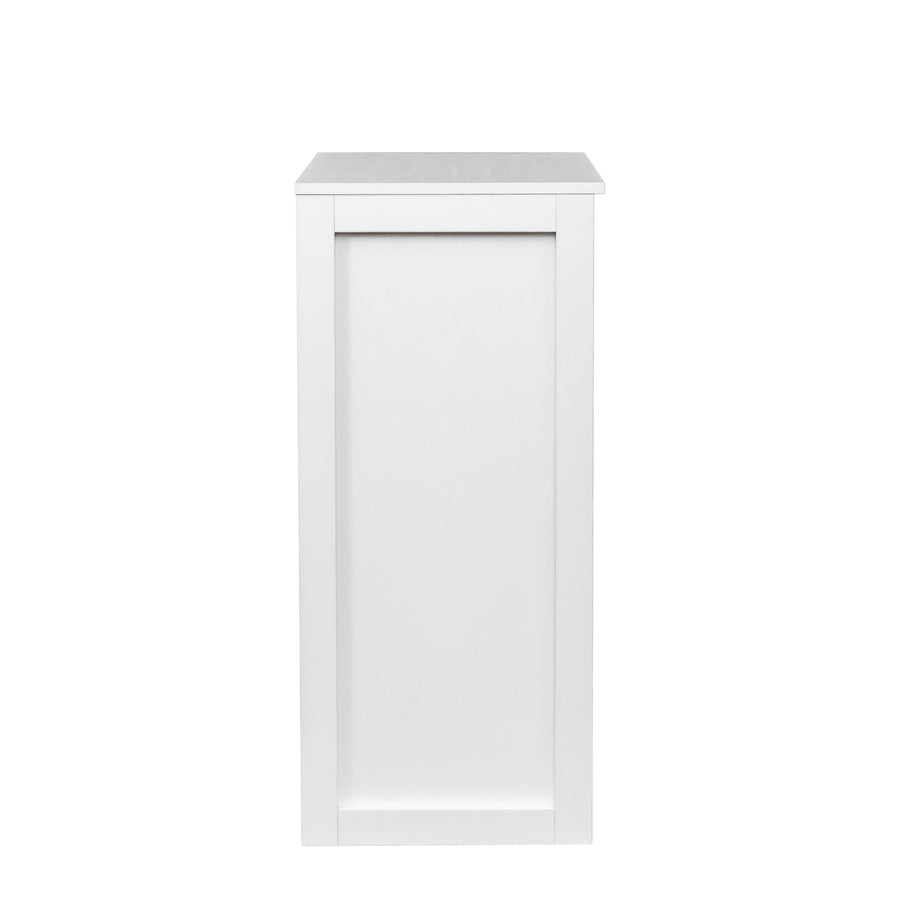 32-Bottle Wine Cabinet, White, view 3