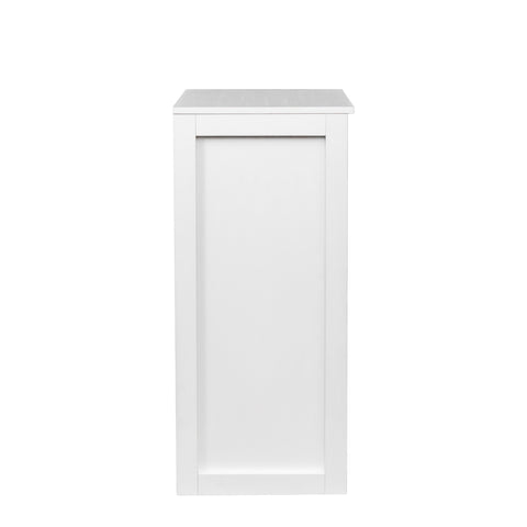 32-Bottle Wine Cabinet, White, view 3