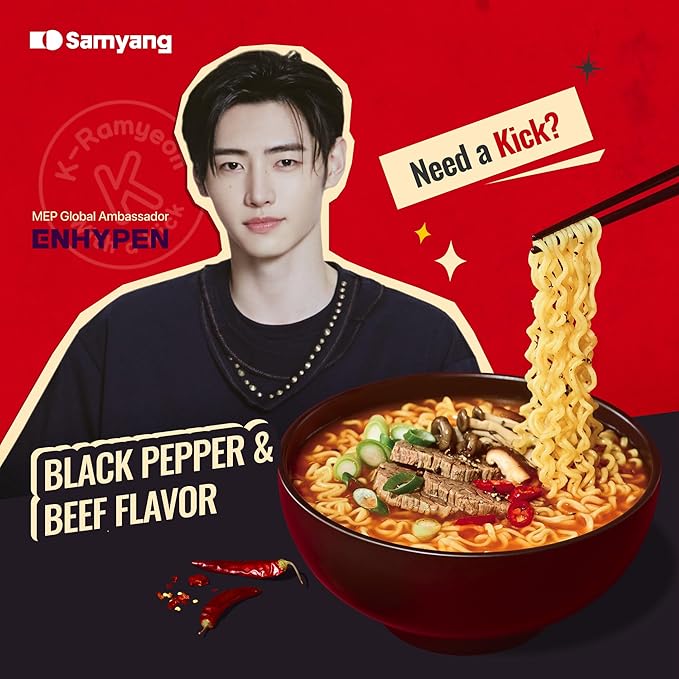 ENHYPEN's Pick! MEP Bone Broth Black Pepper and Beef Flavor | 4 Pack
