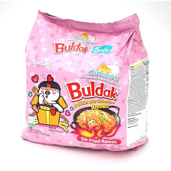 Samyang Quattro Cheese Flavor Buldak Ramen Pack of 5
