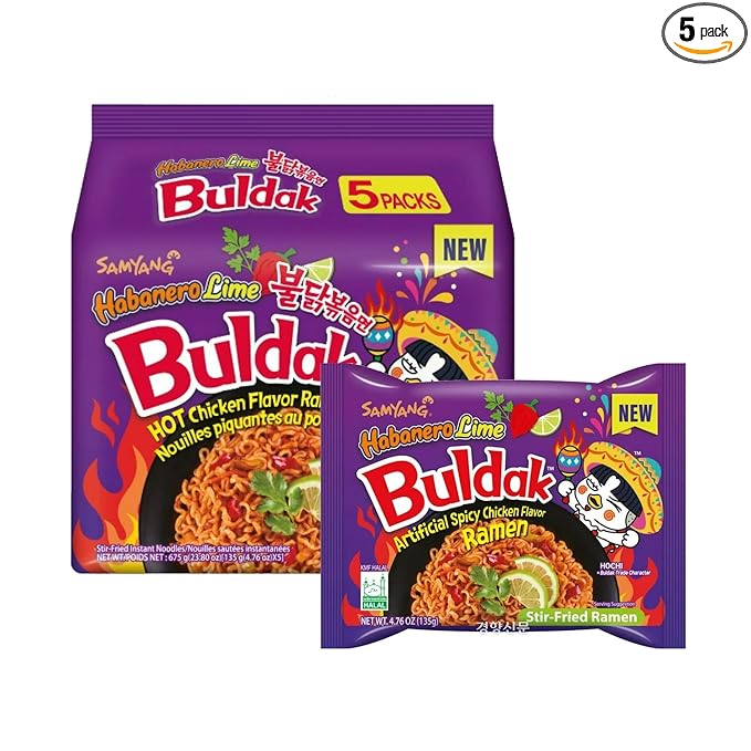Samyang Buldak Spicy Ramen,Hot Chicken Ramen,Korean Stir-Fried Instant Noodle