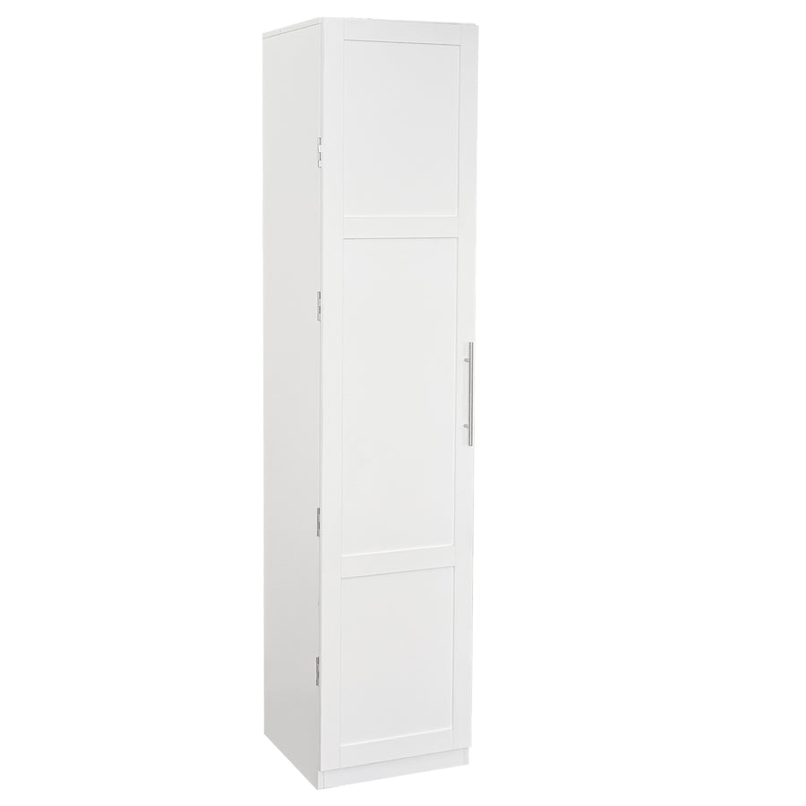 70" Tall Kitchen Pantry Cabinet with Doors, White, view 16
