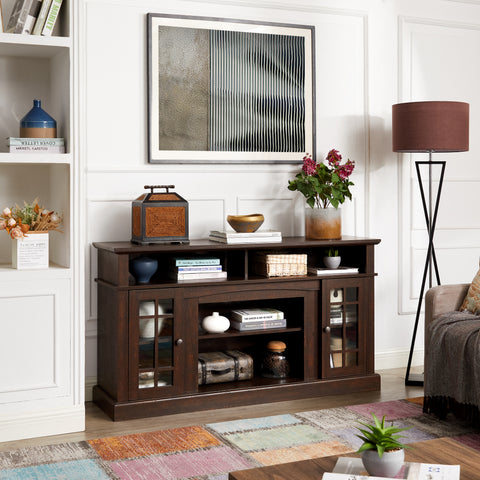 Classic TV Stand for TVs Up to 65", Espresso, view 5