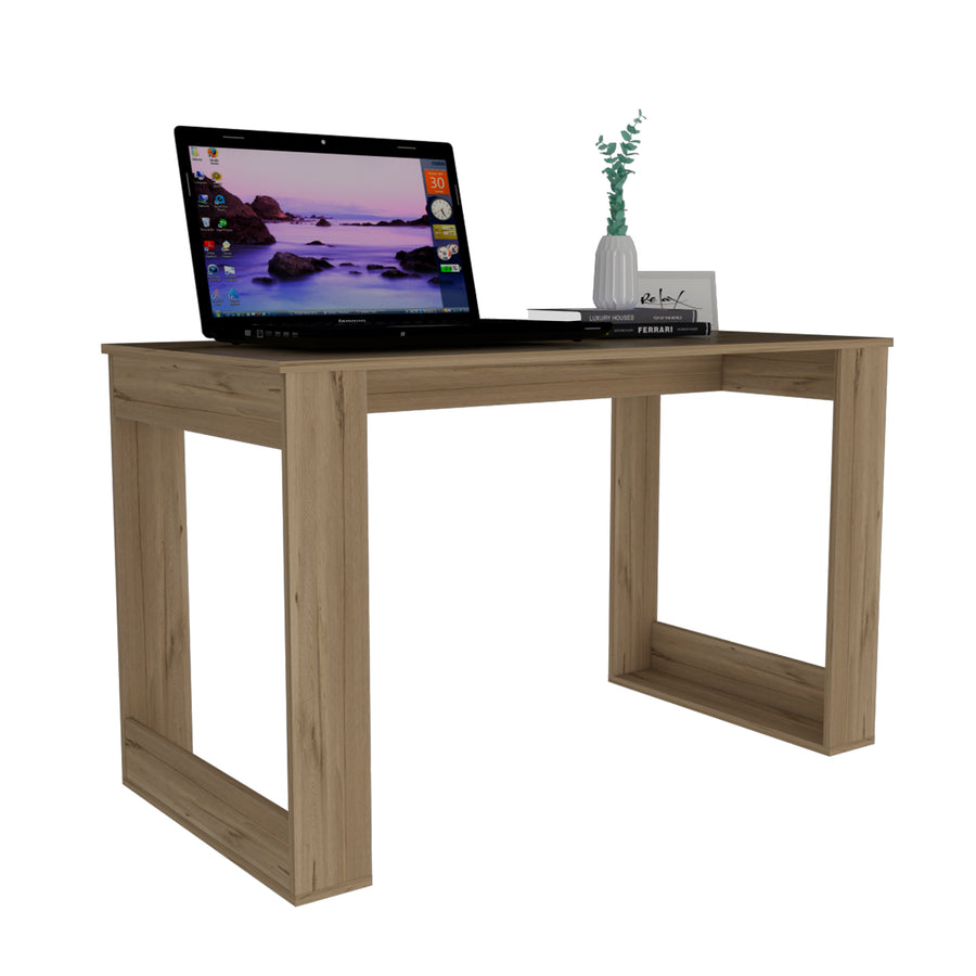 47" Smokey Oak Computer Desk with Shelf - product image 3