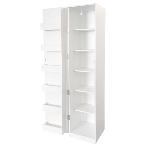70" Tall Kitchen Pantry Cabinet with Doors, White, view 13