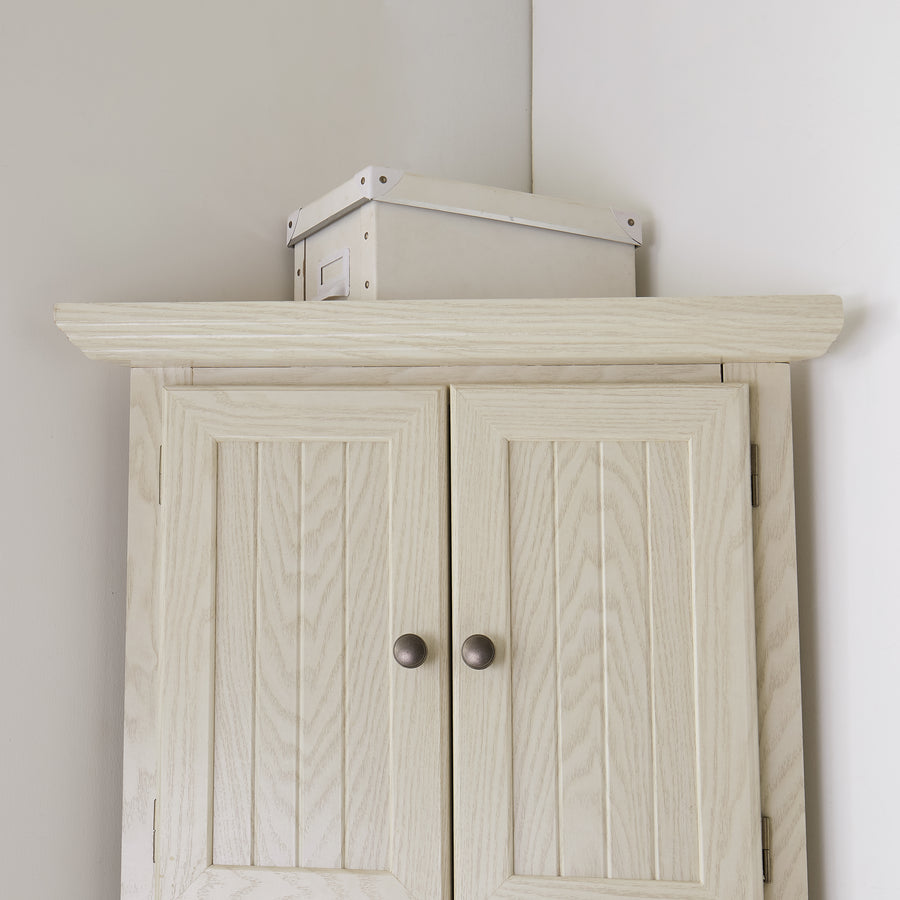 72" Corner Pantry Cabinet with 8 Doors and 4 Shelves, White, view 10