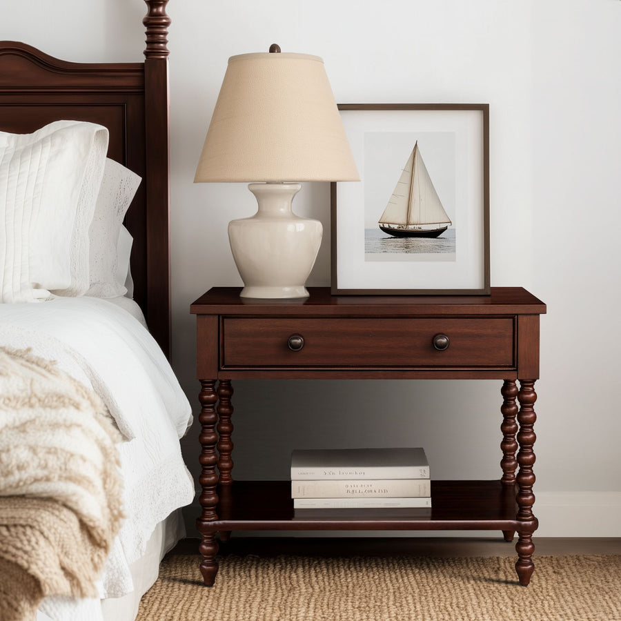 Beckett Large Nightstand, Morocco Brown