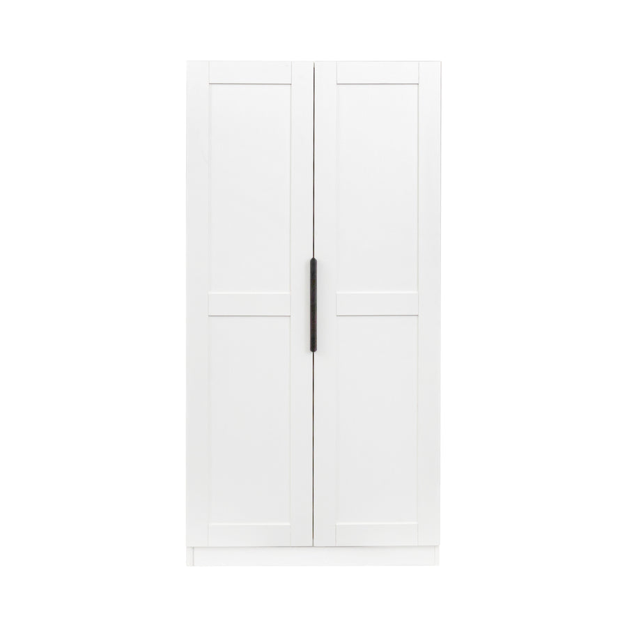 63" Kitchen Pantry Cabinet with Doors and Shelves, White, view 10