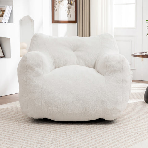 High-Density Foam Bean Bag Chair - With Armrests