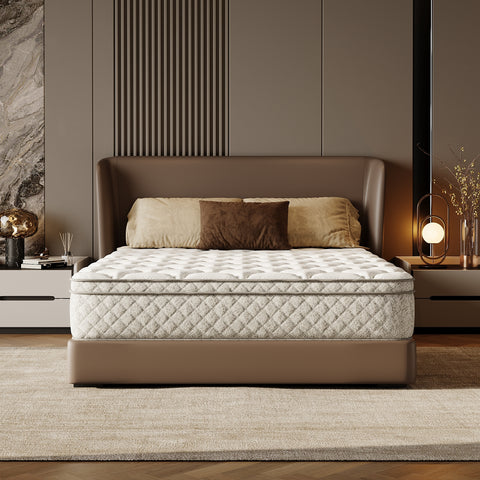 Full Size Mattress, 12 Inch Hybrid Full Mattress in a Box with Memory Foam and Pocket Spring for Pressure Relief & Comfort Sleep & Zoned Support, Medium Firm,CertiPUR-US & OEKO-TEX