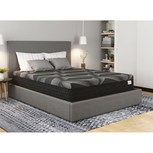 Twin Hybrid Mattress with Copper Cooling Memory Foam and Waterfall Top, 11", Firm Feel