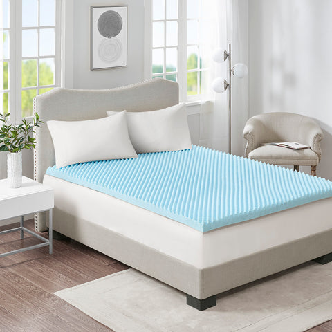 All-Season Reversible Cooling Mattress Topper – Hypoallergenic, Breathable, Soft and Comfortable